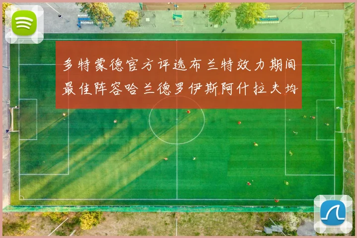 多特蒙德官方评选布兰特效力期间最佳阵容哈兰德罗伊斯阿什拉夫均入选